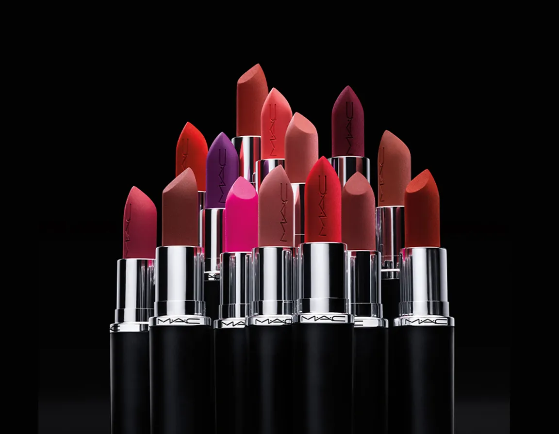 Assortment of lipsticks
